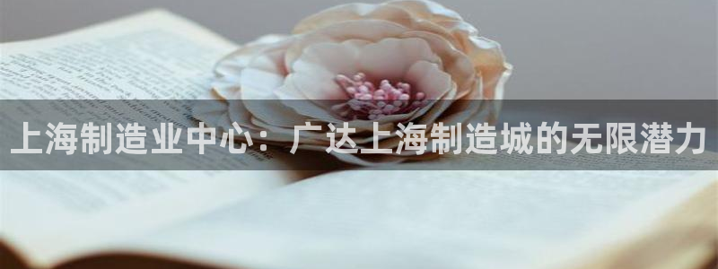彩神大发如何观察走势：上海制造业中心：广达上海制造城的无限潜力