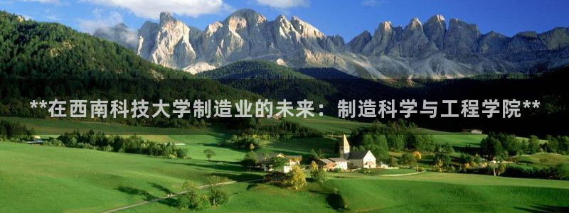 彩神ix官网是哪个公司的：**在西南科技大学制造业的未来：制