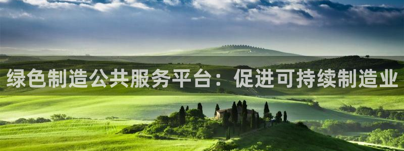 彩神V8有限公司：绿色制造公共服务平台：促进可持续制造业