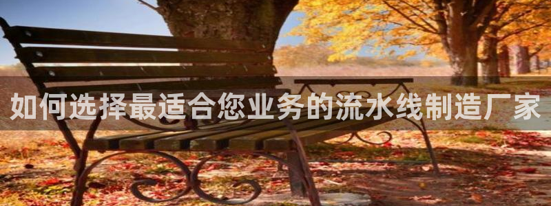 彩神V8平台：如何选择最适合您业务的流水线制造厂家