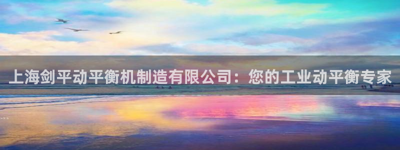 彩神vip官方网站：上海剑平动平衡机制造有限公司：您的工业动