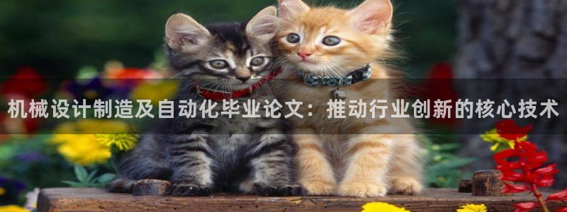 彩神旗下有哪些平台：机械设计制造及自动化毕业论文：推动行业创新的核心技术