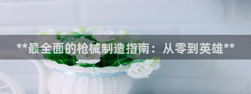 彩神赢钱了吗是真的吗：**最全面的枪械制造指南：从零到英雄**