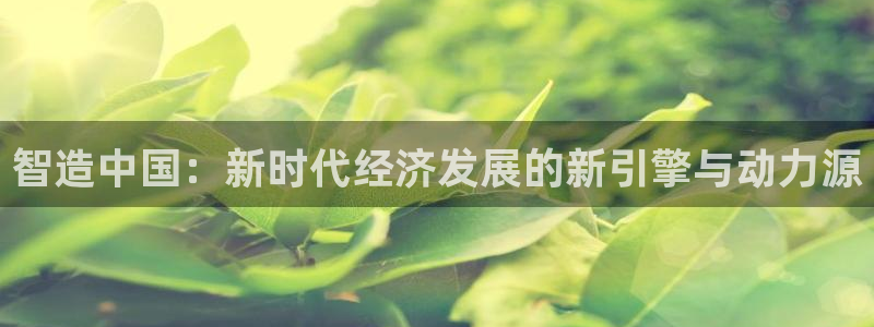 彩神v彩搜狗：智造中国：新时代经济发展的新引擎与动力源