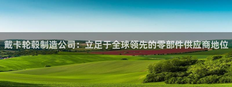 彩神v1破解器：戴卡轮毂制造公司：立足于全球领先的零部件供应商地位