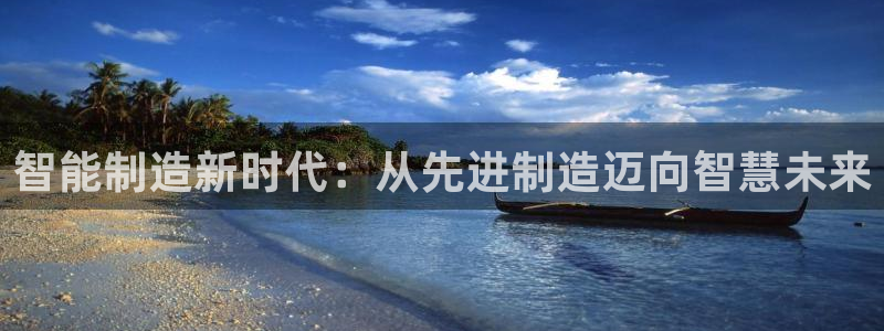 彩神x平台靠什么盈利：智能制造新时代：从先进制造迈向智慧未来